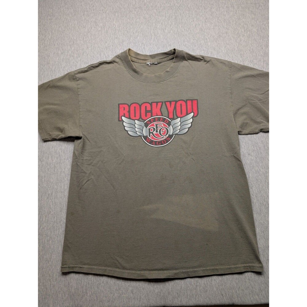 Vintage 2003 REO Speedwagon The Main Event Rock You Tour T-Shirt SZ XL
